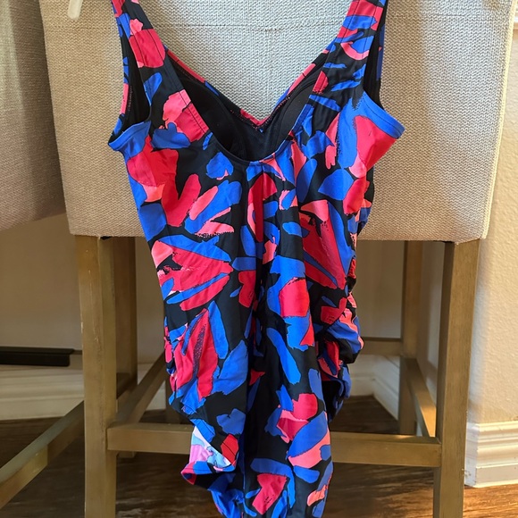 Bundle of 5 One-Piece Adult Small Bathing Suits-Worn Once!Kona Sol-Aqua Green - Picture 7 of 11